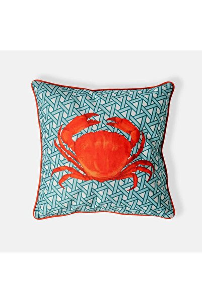 VİTELLİ Hazeran Crab Dekoratif Kırlent Kılıfı 1 Adet 50x50 cm