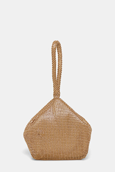 Luminos Butik Βραδινό φόρεμα Gold Çanta CNT505