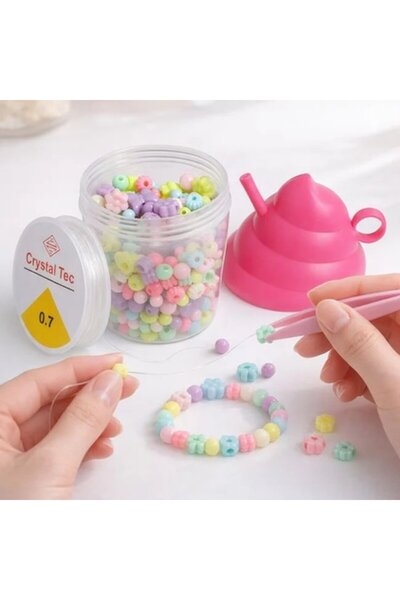 OEM Δημιουργικό Σετ Κοσμημάτων για Κορίτσια, Χάντρες Μιλκσέικ, nEXO DIY Βραχι...