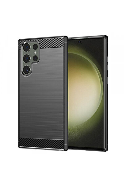 Techsuit Калъф за Samsung Galaxy S23 Ultra S918, Techsuit, Карбон, Черен