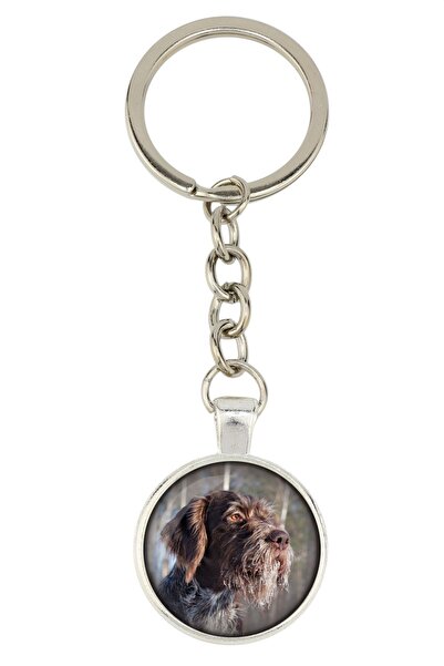 Art - Dog Pointer German cu păr dur - breloc cu fotografia ta, decorațiune pe...