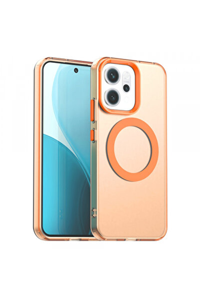 Stef's Cat Husa MagSafe pentru Oppo Reno14, Stef's Cat, CandyCase, Portocalie