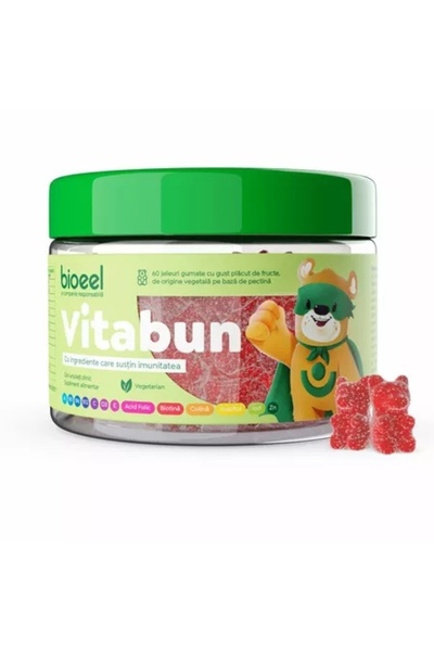Bioeel Vitabun, 60 jeleuri gumate,