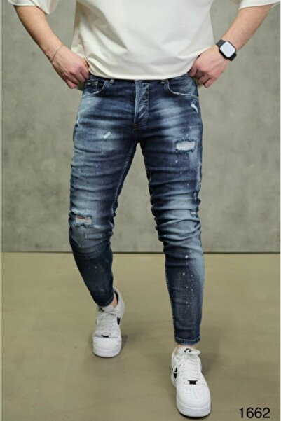2Y PREMIUM BLUE Slim Fit JEANS - URBAN STYLE WITH WORN EFFECT