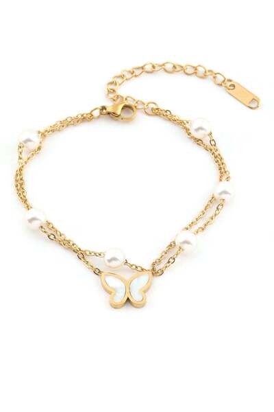 Bozhi Bracelet Stainless Steel Gold Minimal Elegance Stylish Gift