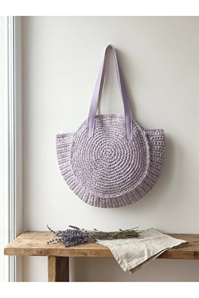 Meya design Compact Knitted Handbag for Everyday Use (40X23 cm)