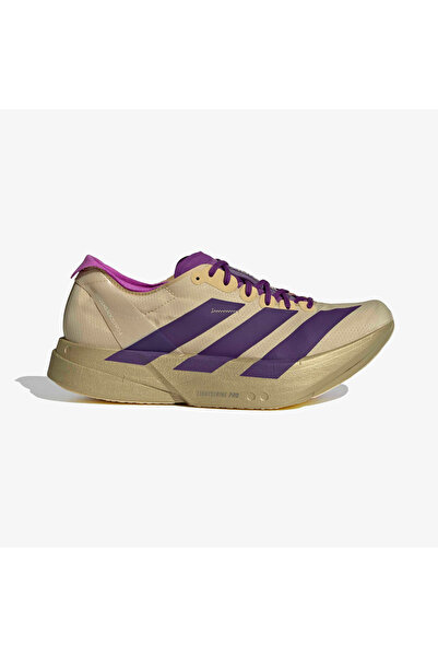 adidas Adizero Adios Pro 4 Erkek Bej Koşu Ayakkabısı
