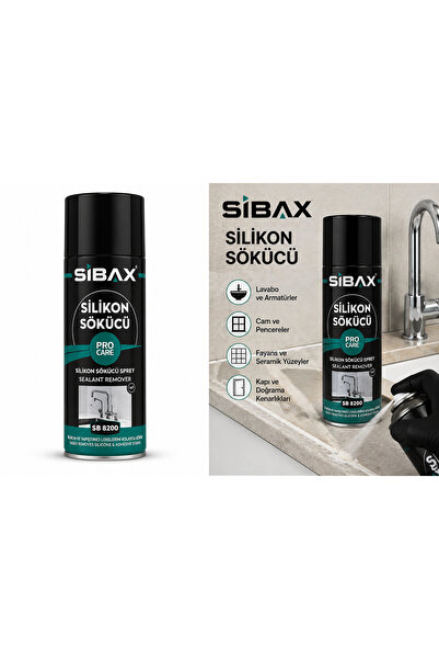 Sibax Silikon Sökücü Sprey 400 ml SB 8200 – Silikon, Mastik ve Yapıştırıcı Te...