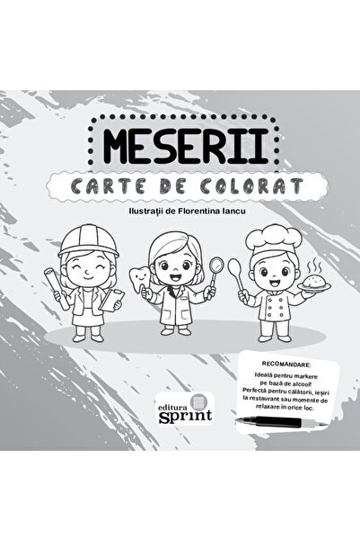 Editura Sprint Carte de colorat - Meserii