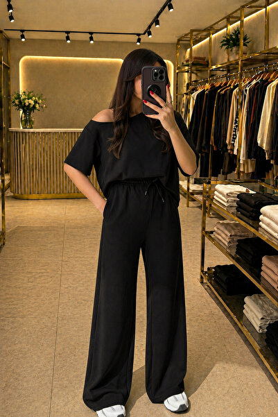 Women's Oversize Shabby Suit One Shoulder Detailed Comfortable Cut Daily Combination