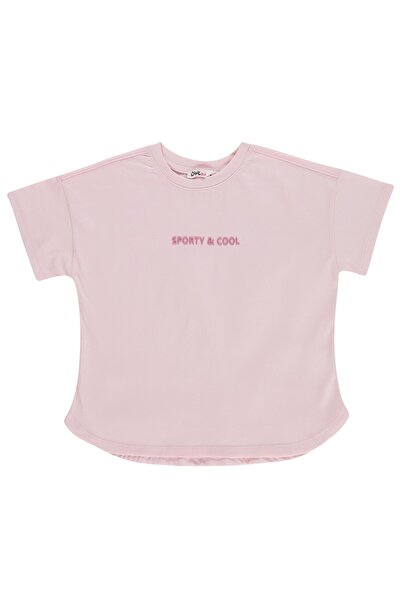 Civil Girls Sporty&Cool Printed T-Shirt for 10-13 Years Old - Pale Lilac