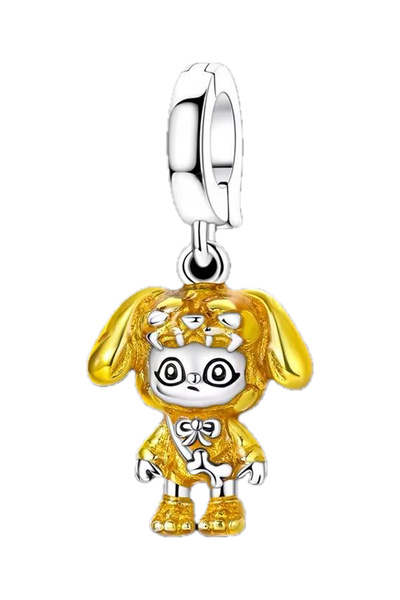 Fubena Yellow Little Baby Dangle Charm