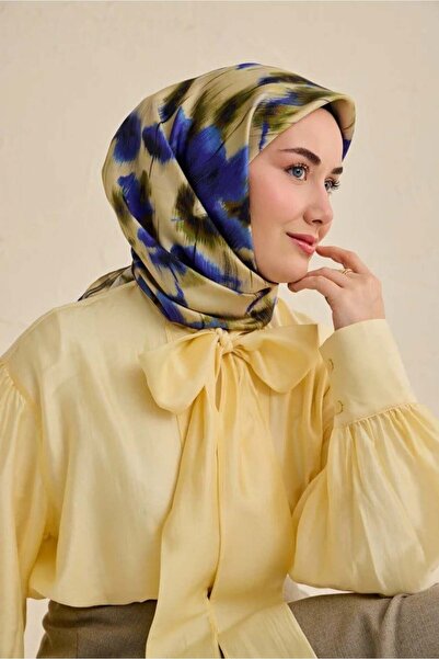 Silk Home Tivil Pure Silk 11502 - 14 Model Abstract Albastru Saks