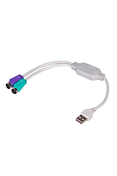 Akyga Adaptor AK-AD-15 USB / 2x PS/2