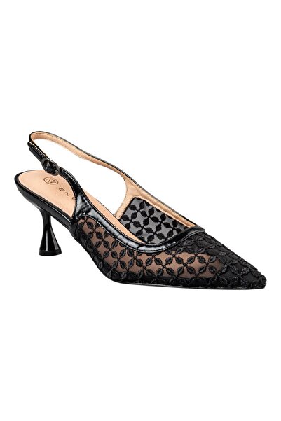 Envie Shoes Γυναικείες Παπούτσια Γόβες slingback E84-23426-34 Μαύρο