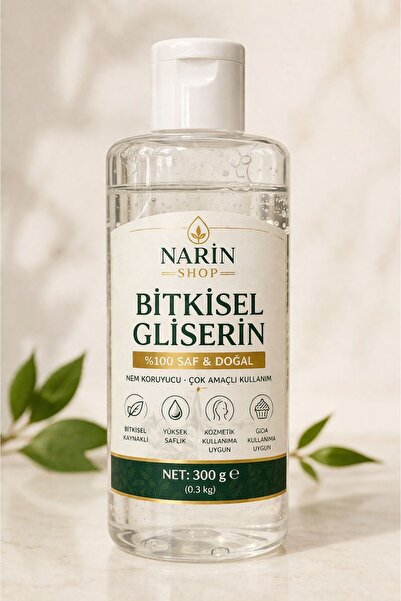 Chefmaster Bitkisel Gliserin 300 gr – %100 Saf Ve Doğal – Cilt Ve Kozmetik Uy...