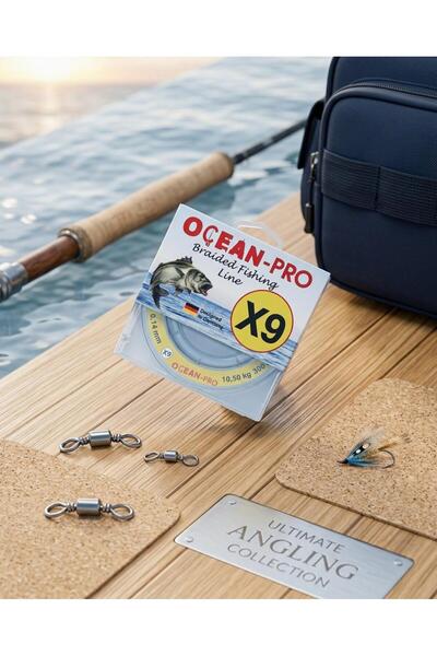 Av Deposu OCEAN PRO Braided Fishing Line 9 Örgü 0.14mm 10.5kg 300m İp Misina ...