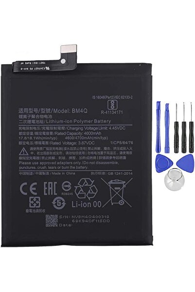 indirimplus POCO F2 PRO Batarya Pil+Montaj Seti-BM4Q
