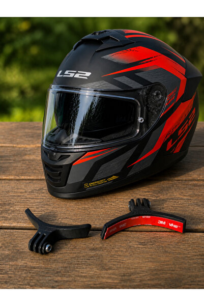 Nexora Motosiklet Kask Çene Aparatı Aksiyon Kamera Montaj Aparatı Uyumlu GoPr...
