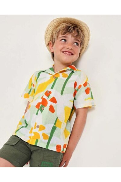 Tuc Tuc Boy's Tropical Printed Shirt 2-8 Years Mix