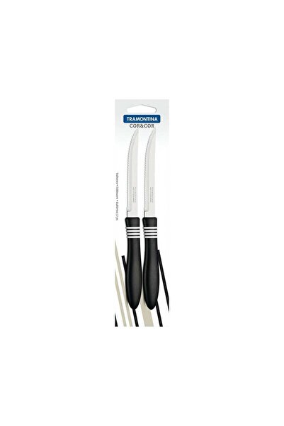TRAMONTINA Cor & Cor Steak Knife, 2 Pcs, 5 inches, Assorted, TR23450