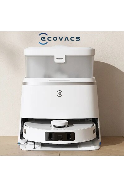Ecovacs 11000Pa ZeroTangle Fırça Kendini Temizleyen Tam Otomatik İstasyonlu R...