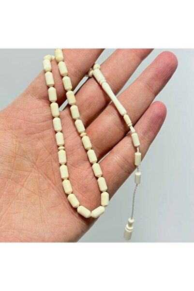 Hasyılmaz Kesme Fildişi Tesbih 9,10 Gram - Koleksiyonluk Fil Dişi Tespih (F035)