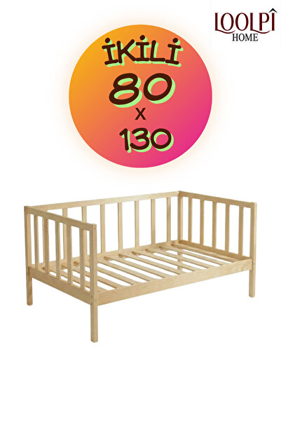 Loolpi Home Ottoman İkili Sedir Koltuk 80x130 Cm Doğal Ahşap Bahçe ve Balkon ...