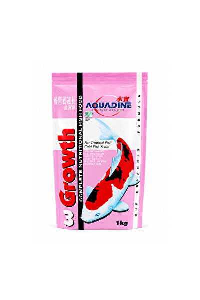 Aquadene Growth Formula Fish Food Pellets for Koi, Goldfish & Tropical Fish -...