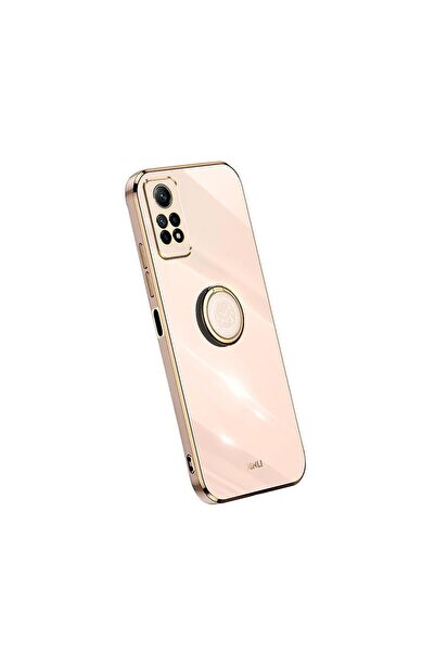 Xinli Straight Θήκη Σιλικόνης με Δαχτυλίδι Pink (Xiaomi Redmi Note 12 Pro 4G)