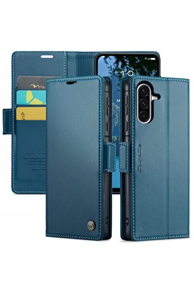 Caseme 023 Luminus Θήκη Πορτοφόλι Blue (Samsung Galaxy A56 5G)