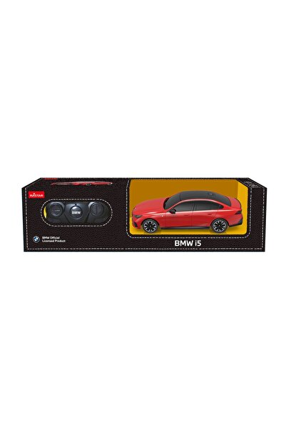 Rastar Кола с дистанционно управление BMW I5, червена, мащаб 1:24
