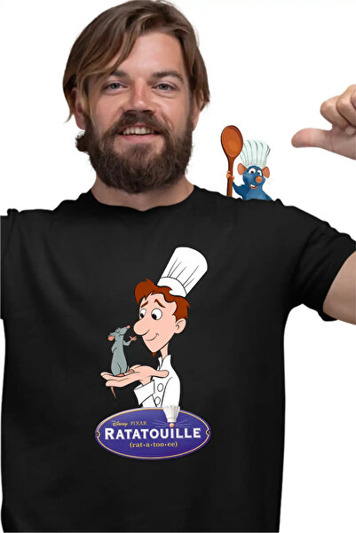 OEM Ανδρικό T-shirt Ρατατούι Αλφρέντο Ρέμι Σεφ