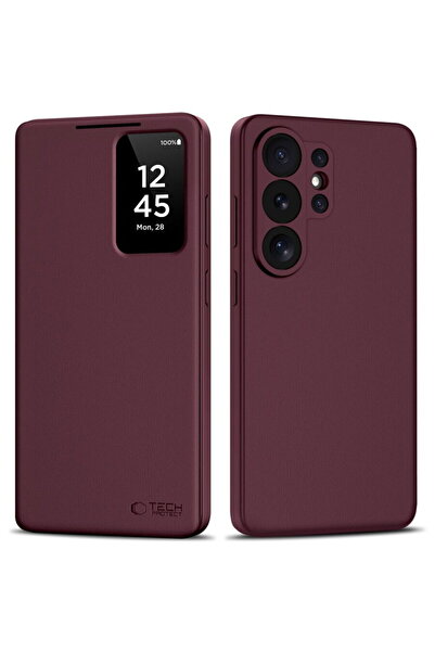 Tech-Protect СМАРТ ПОРТФЕЙЛ ГАЛАКСИ С26 УЛТРА МЪЛБЕРИ