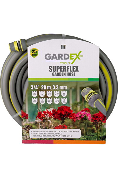 Gardex Furtun de gradina SUPERFLEX 3/4", 20m, 3.3mm GX