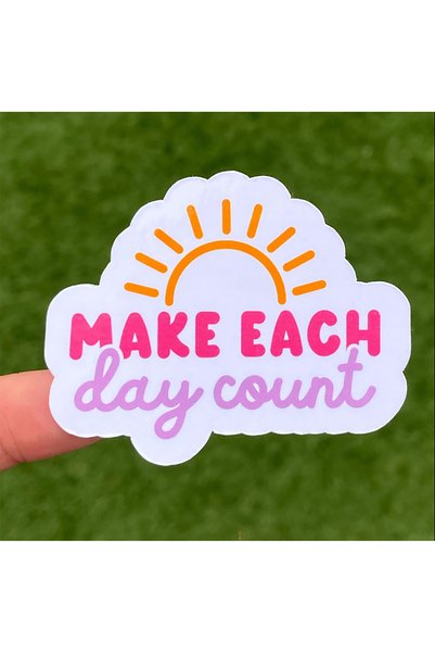 Atölye Matris Renkli motivasyon sticker Ajanda Bullet Journal Telefon Laptop Sticker 19x13 cm