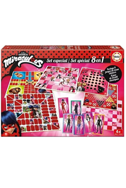 EDUCA 8 i Bir Arada Miraculous Ladybug Eğitici Çocuk Oyunu