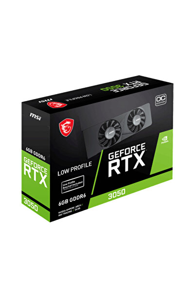MSI 6GB RTX3050 LP E 6G OC GDDR6 96bit HDMI DP PCIe 4.0 Low Profile