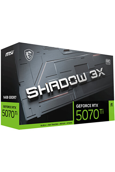 MSI RTX5070TI 16GB SHADOW 3X OC 16G GDDR7 256bit HDMI DP PCIe 5.0