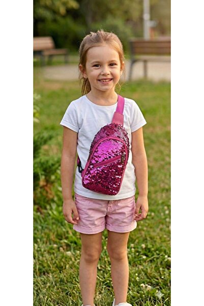 JHTshop Pullu Bady Bag Kız Çocuk Çantası