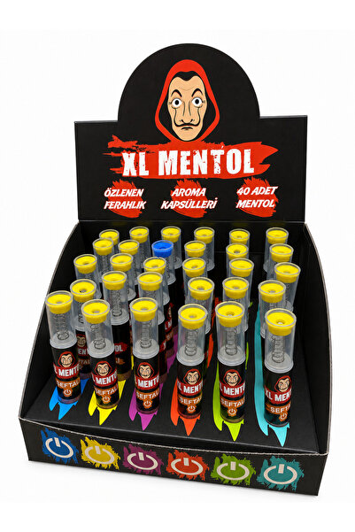 XL Mentol Xl Mnt Stant 30 Lu İçleri 40 adet Mnt topu Toplam 1200 Adet