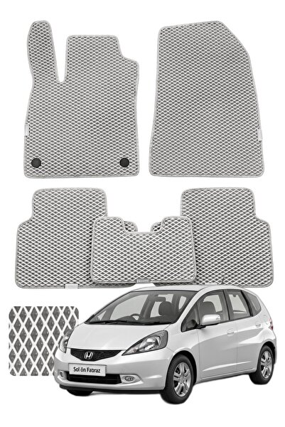 Evanotion Honda Jazz 2008-2015 Özelleştirilebilir Premium Eva Oto Paspas Seti...
