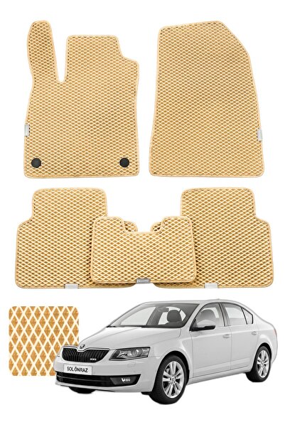 Evanotion Skoda Octavia 2012-2020 Özelleştirilebilir Premium Eva Oto Paspas S...