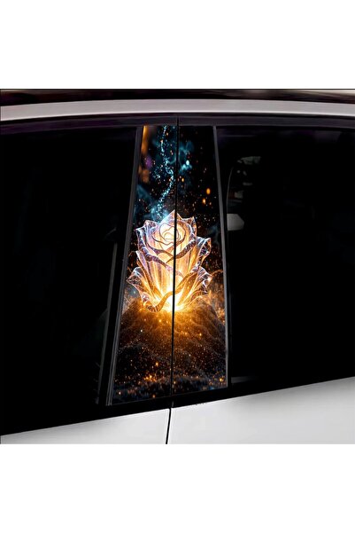 Avex Set de 2 autocolante decorative pentru tocuri de ușă, imprimare autoadez...