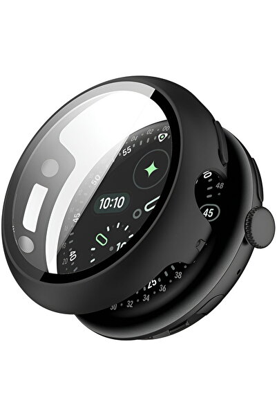Techsuit Husa pentru Google Pixel Watch 4 45mm + Folie - Defense360 Pro - Black