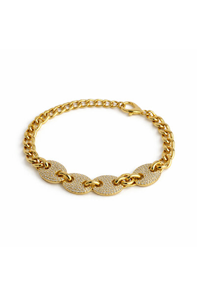 PerleJewelry Ovalis Gold Bileklik