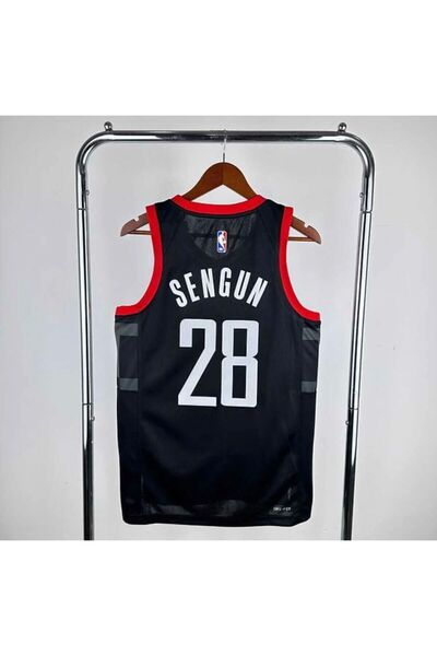 AJAX STAR H.o.u.s.t.o.n Rockets 2025 ALPEREN ŞENGÜN BASKETBOL FORMASI (BLACK)