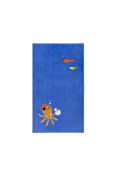 Nef Nef Homeware Nef-Nef Παιδική Πετσέτα Θαλάσσης 70x120 Μπλε Χταπόδι