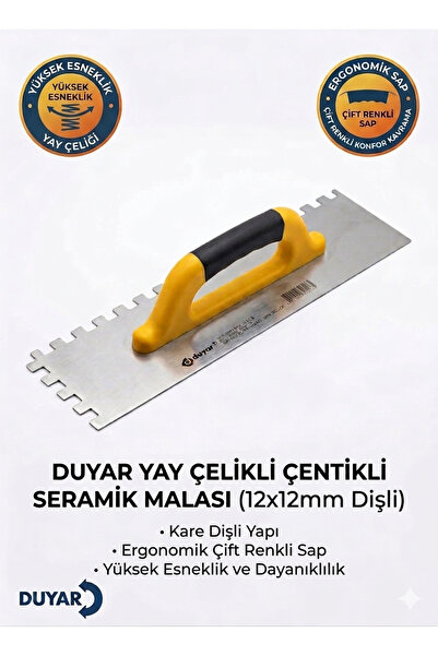 Duyar 50 cm 12 x 12 diş seramik tarağı