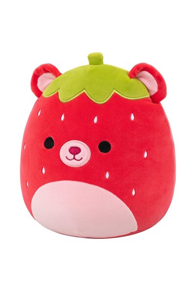 Jazwares Squishmallows Ζωάκια-Φρουτάκια 30.5cm Romeo the Red Strawberry Bear ...